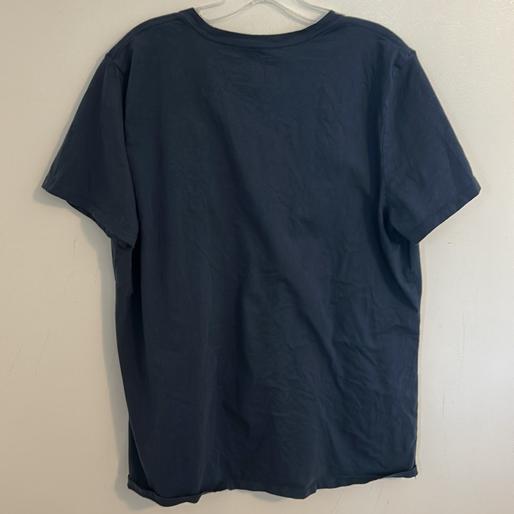 Life is Good Women’s T-Shirt Flower Pot Spring/Summer Theme Navy Blue Size XXL. - Picture 5 of 7